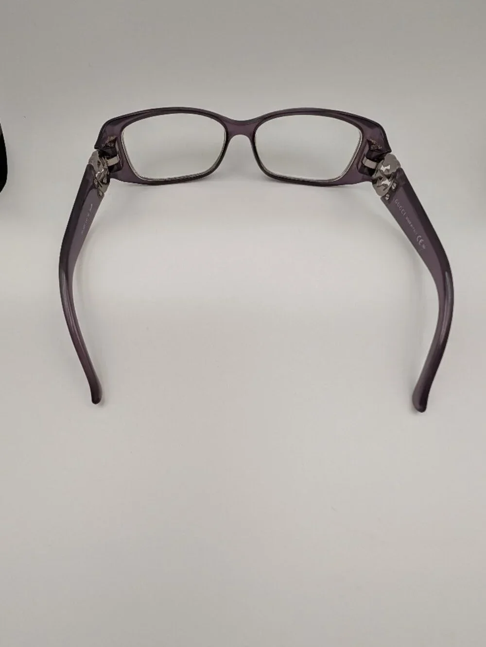 Gucci Glasses Purple Frame